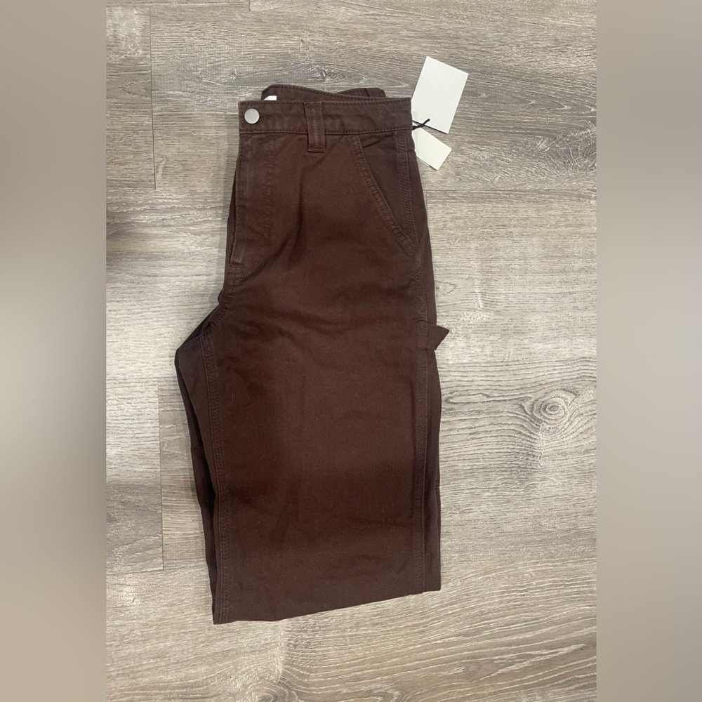 TNA brown straight leg Jeans